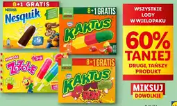 Lidl Lody cytrynowo-truskawkowe Nestle Kaktus oferta