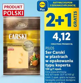 Lidl Ser carski w kopercie Pilos oferta