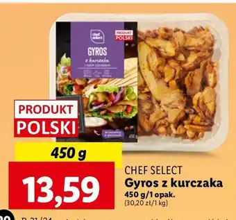 Lidl Gyros z kurczaka Chef Select oferta