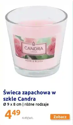 Action Świeca zapachowa w szkle Candra 9x8cm oferta