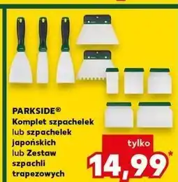 Kaufland Szpachelki trapezowe Parkside oferta