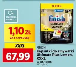 Lidl Tabletki do zmywarek lemon Finish Ultimate Plus oferta