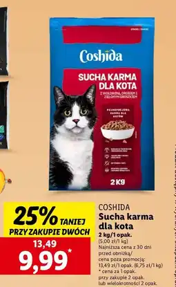 Lidl Karma dla kota z wołowiną Coshida oferta
