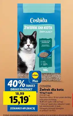 Lidl Żwirek dla kota Coshida oferta