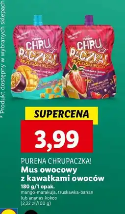 Lidl Mus mango-marakuja Purena Chru Paczka! oferta