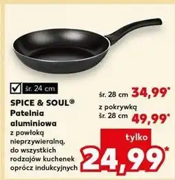 Kaufland Patelnia aluminiowa z pokrywką 28 cm Spice&Soul oferta