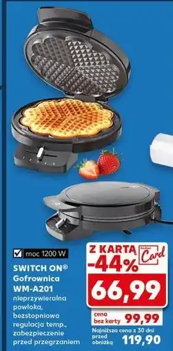 Kaufland Gofrownica wm-a201 Switch On oferta