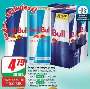 Dino Napój energetyczny bez cukru Red Bull oferta