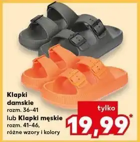 Kaufland Klapki męskie 41-46 oferta