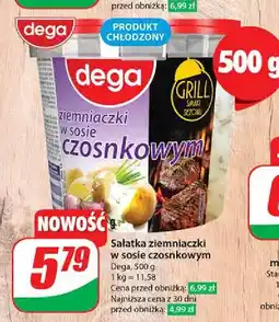 Dino Sałatka ziemniaczki w sosie czosnkowym Dega oferta