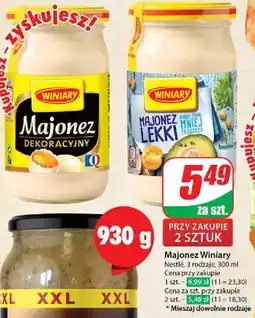 Dino Majonez lekki Winiary oferta