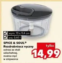 Kaufland Rozdrabniacz do żywności 13.5 x 12 cm Spice&Soul oferta