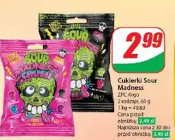 Dino Cukierki sour madness crush Argo oferta