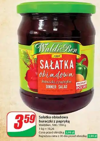 Dino Sałatka obiadowa buraczki z papryką Waldiben oferta