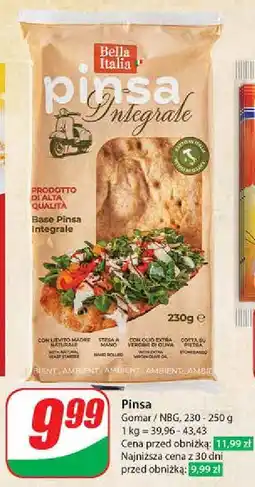 Dino Pinsa integrate Bella Italia oferta