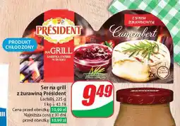 Dino Ser camembert z sosem żurawinowym President oferta