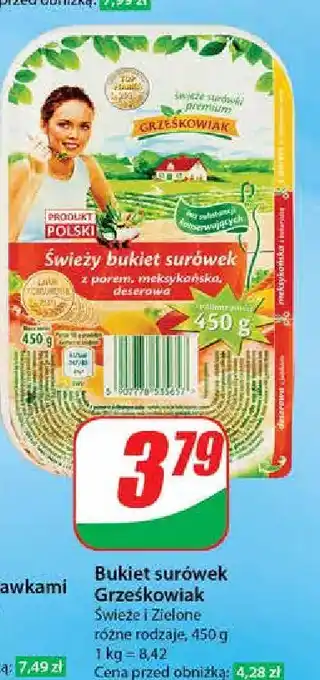 Dino Świeży bukiet surówek porowa meksykańska deserowa Grześkowiak oferta