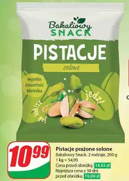 Dino Pistacje solone Bakaliowy Snack oferta