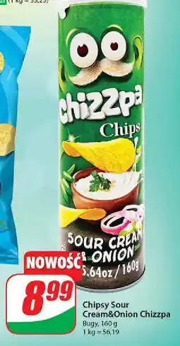 Dino Chipsy sour cream & onion Chizzpa oferta