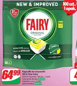 Dino Tabletki do zmywarki lemon Fairy All In 1 oferta