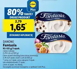 Lidl Jogurt z marakują Danone fantasia oferta