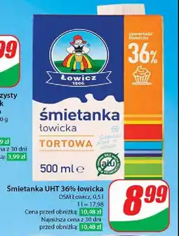 Dino Śmietanka uht 36 % Łowicka oferta