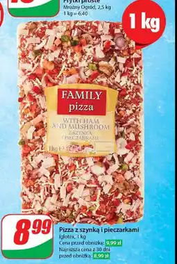 Dino Pizza familijna z szynką i pieczarkami Iglotex oferta