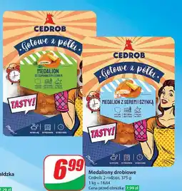 Dino Medaliony z serem i szynką Cedrob oferta