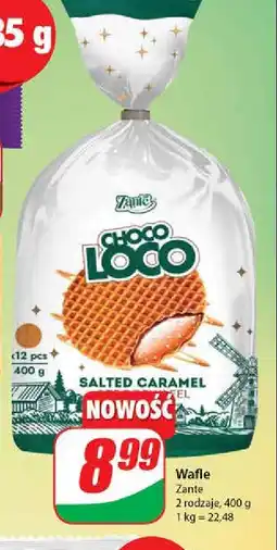 Dino Wafle słony karmel ZANTE oferta