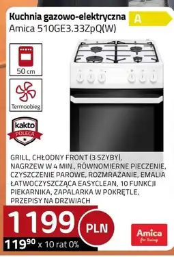 Kakto Kuchenka gazowo-elektryczna Amica oferta