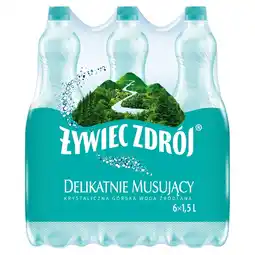 Lidl Żywiec Zdrój Delikatnie Musujący Woda źródlana 6 x 1,5 l oferta