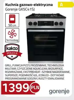 Kakto Kuchenka gazowo-elektryczna Gorenje oferta
