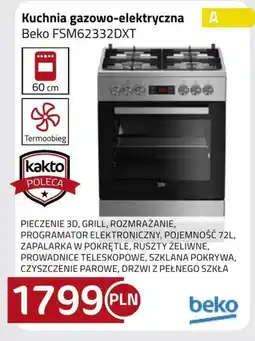Kakto Kuchenka gazowo-elektryczna Beko oferta