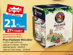 Auchan Piwo Paulaner oferta
