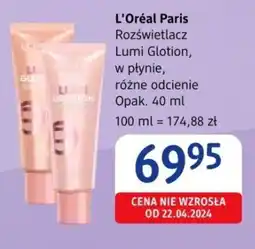 dm drogerie markt L'Oréal Paris Rozświetlacz Lumi Glotion, w płynie, 40 ml oferta