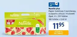 dm drogerie markt Nuvelle plus Papier toaletowy 3-warstwowy, o zapachu arbuza i truskawki 8 x 250 listków oferta