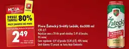 Biedronka Piwo Zatecky oferta