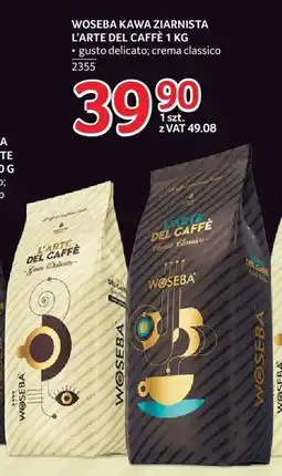 Selgros WOSEBA KAWA ZIARNISTA L'ARTE DEL CAFFÈ 1 KG oferta