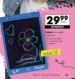 Biedronka Tablet edukacyjny Kayet oferta