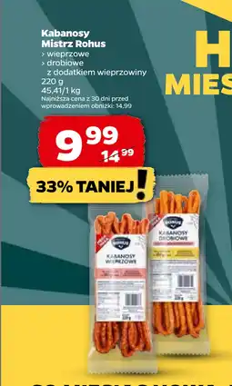 Netto Kabanosy Mistrz Rohus oferta