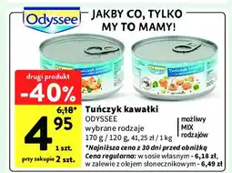 Intermarche Tuńczyk w kawałkach w oleju słonecznikowym Odyssee oferta