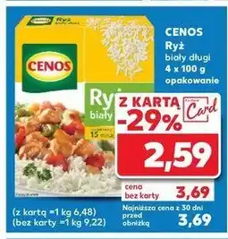 Kaufland Ryż biały długi Cenos oferta