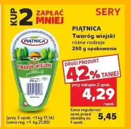 Kaufland Twaróg półtłusty Piątnica twaróg wiejski oferta
