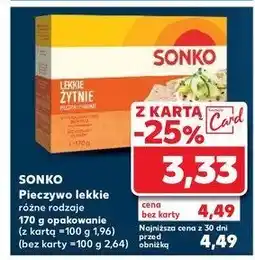 Kaufland Pieczywo lekkie żytnie Sonko oferta