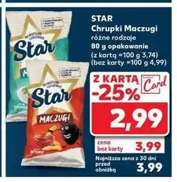 Kaufland Chrupki maczugi fromage Star oferta