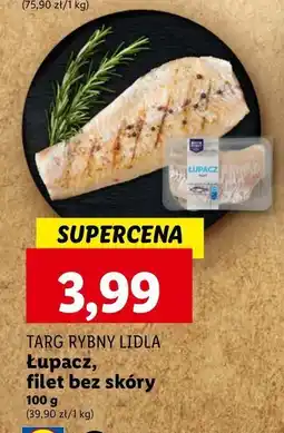 Lidl Łupacz filet bez skóry Rybny targ lidla oferta