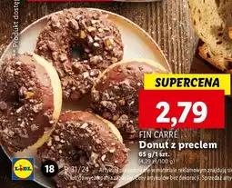 Lidl Donut z preclem Fin carre oferta