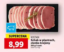 Lidl Schab wieprzowy cienko krojony Rzeźnik codzienna dostawa oferta