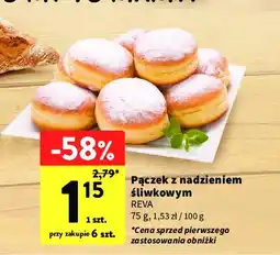Intermarche Pączek z nadzieniem śliwkowym Reva oferta