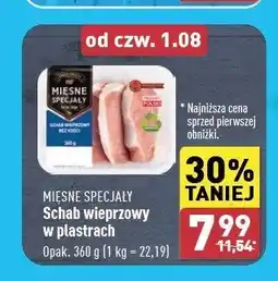 ALDI Schab wieprzowy bez kości Mięsne specjały zawsze świeże (aldi) oferta